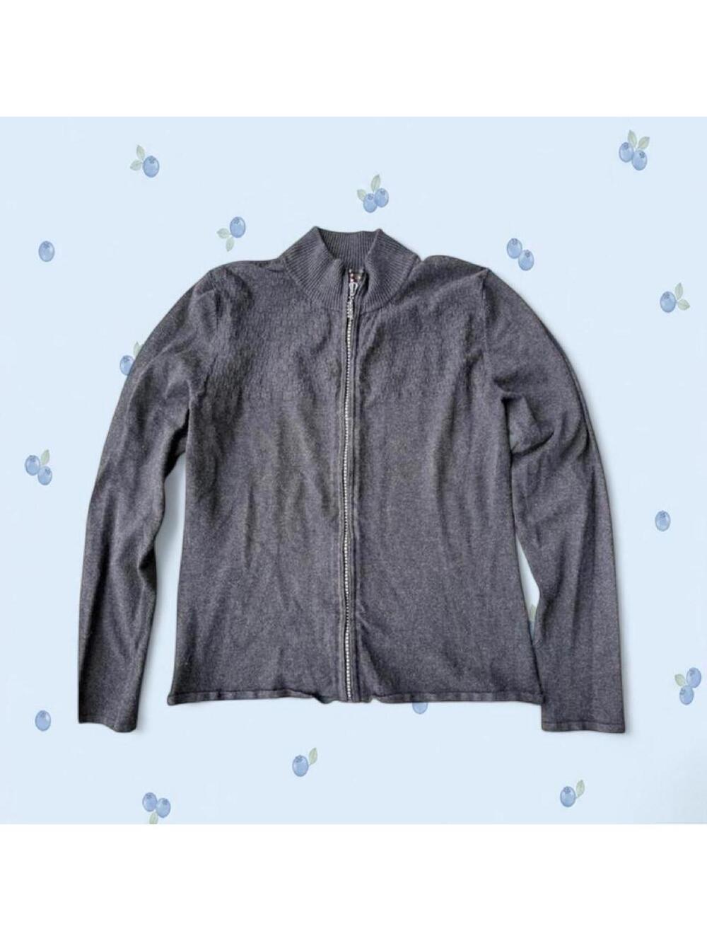Belldini grey zip up hoodie